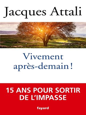 cover image of Vivement après-demain